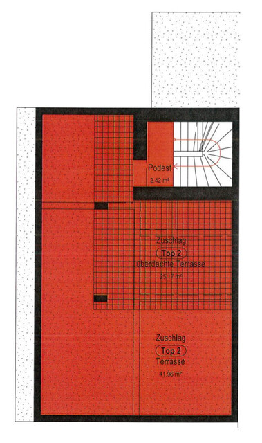 Koblach: Moderne 3-Zimmer-Maisonettwohnung mit riesiger Dachgeschoss-Terrasse!