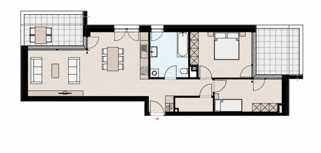3-Zimmer-Wohnung mit zwei Terrassen | Röthis