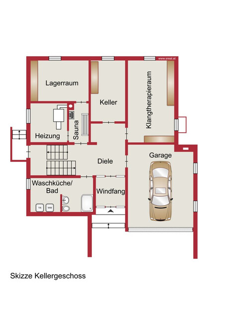 Großzügiges Haus in Feldkirch: Platz, Garten und Sauna
