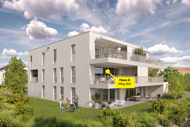 Grosszügige 3-Zimmer-Terrassenwohnung | A04