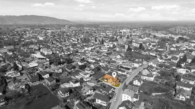 Baugrundstück mit Altbestand in Dornbirn – 470 m² in begehrter Lage