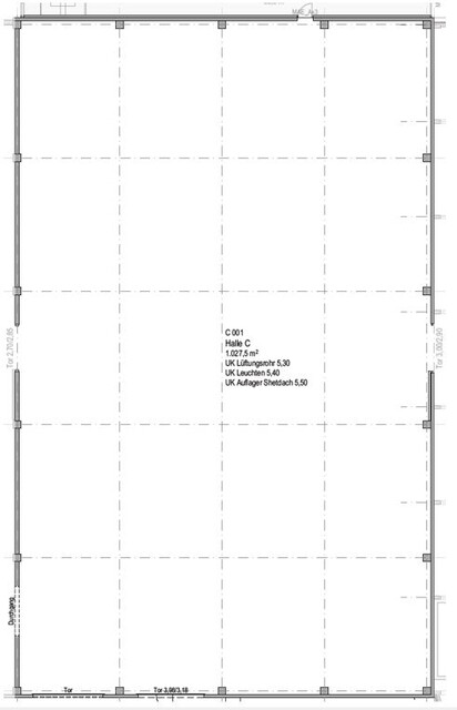 Mäder - Hallenfläche mit ca. 1.028 m²
