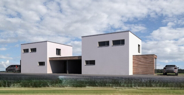 Projekt Kompakt Daheim² - modernes Doppelhaus mit Garten in top Lage von Götzis - DH2