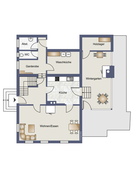 Doppelhaushälfte mit Wintergarten
in Röthis