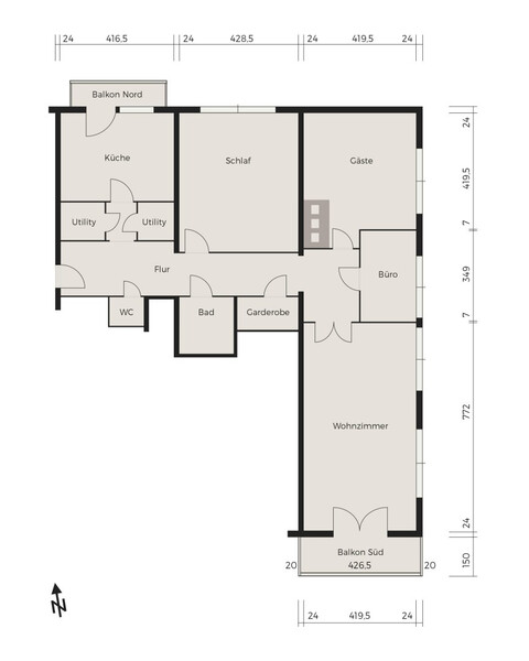Lochau - 4-Zimmer Wohnung mit Charakter und Seeblick