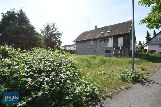 Zentrales Grundstück mit Entwicklungspotenzial in Lustenau