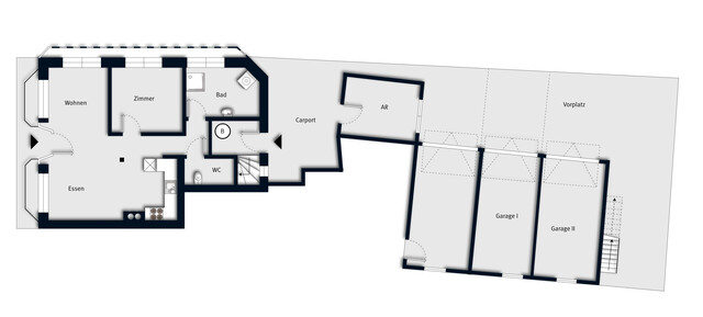 Großzügige, modernisierte 4-Zimmerwohnung mit zwei Garagen
