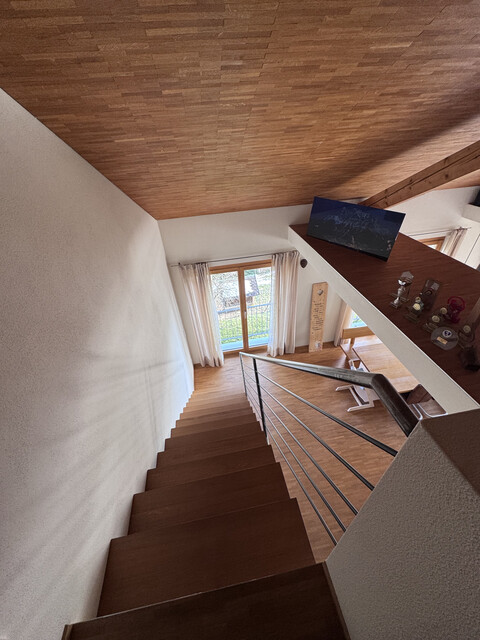 Traumhafter Blick von der FLUH über die Berge und ins Rheintal - 140qm, +4 Zimmer, Alpen-Chalet-Style 