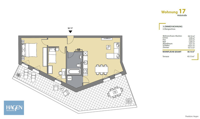 Holzstraße 1 W17– Zeitgemäßes Wohnen im Herzen von Lustenau