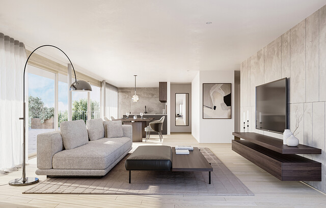 3-Zimmer Terrassenwohnung mit hochwertiger Ausstattung (Top C06)