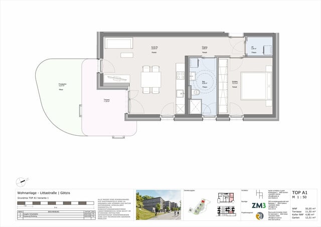 2-Zimmer-Gartenwohnung in Götzis - Top A1