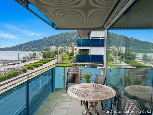 Wohnen am Hafen – 2-Zimmer-Wohnung mit Bodenseeblick in Bestlage von Bregenz