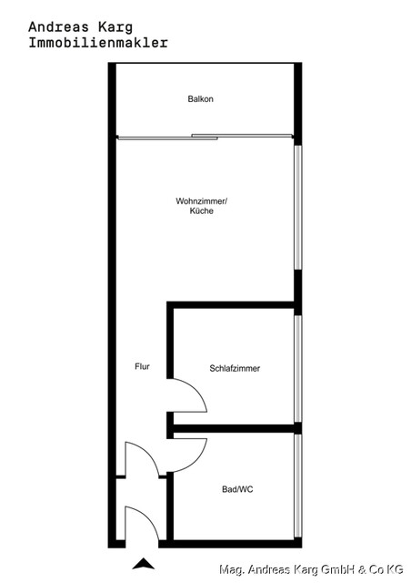 Wohnen am Hafen – 2-Zimmer-Wohnung mit Bodenseeblick in Bestlage von Bregenz