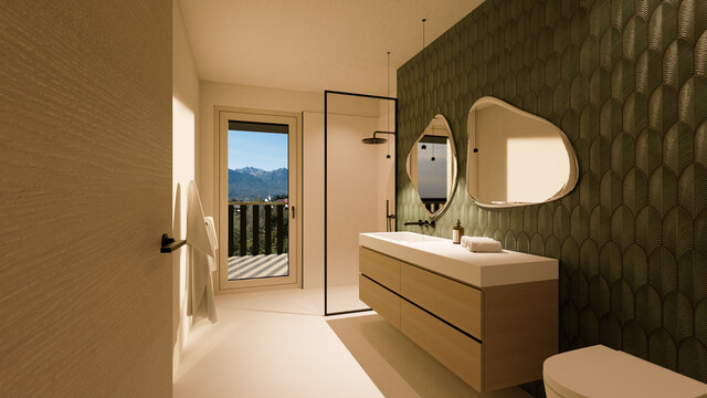 Wohnen mit zwei Terrassen - 3 Zimmer Wohnung am Schwarzbach in Bludesch - NEUBAU