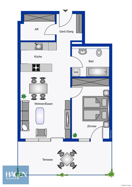 2-Zimmer-Wohnung mit Terrasse in Dornbirn zu vermieten!