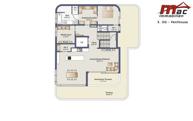Modernes Gewerbe- und Wohninvestment in bester Lage
