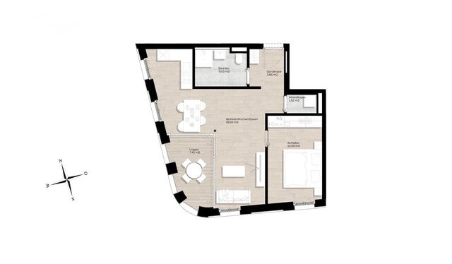 Stilvolle 2-Zimmer-Neubauwohnung in Dornbirn