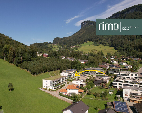 Charmante 2-Zimmerwohnung mit ca. 35 m² Terrasse am Götzner Berg