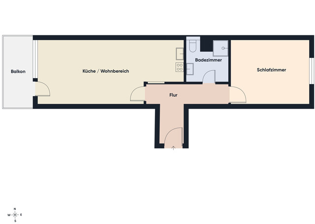 Bodenseenähe inklusive – Charmante 2-Zimmer-Wohnung in Lochau