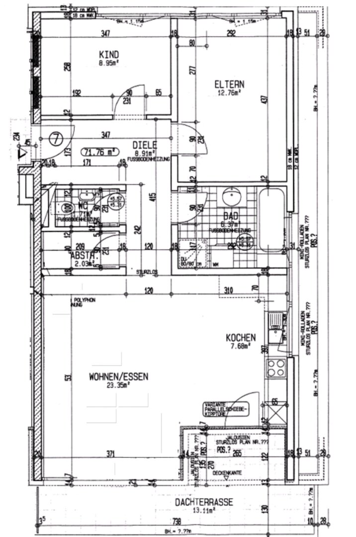 Stilvoll Wohnen: Gepflegte 3-Zimmerwohnung mit Dachterrasse in Götzis zu vermieten!