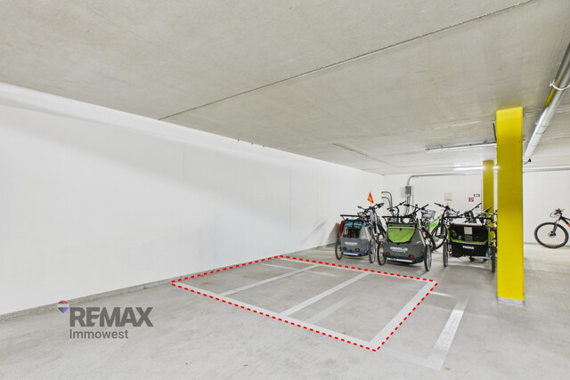 Sicher & trocken: Motorradstellplätze in Tiefgarage