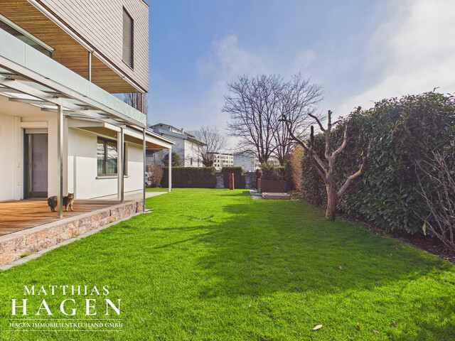 Großzügige Gartenwohnung in Seenähe