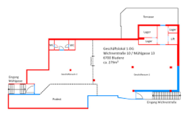 Repräsentative und begehrte Lage - ideale Gewerbefläche für Ihre Geschäftsidee!!!