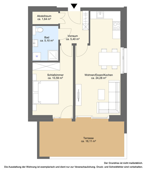 Gemütliche 2 Zimmerwohnung in Höchst 