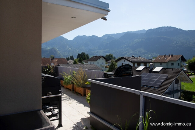 Urbane zweistöckige Dachgeschosswohnung mit tollem Ausblick in Altach