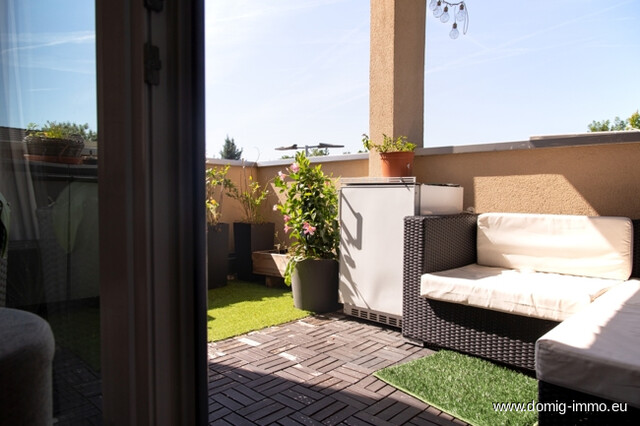 Urbane zweistöckige Dachgeschosswohnung mit tollem Ausblick in Altach