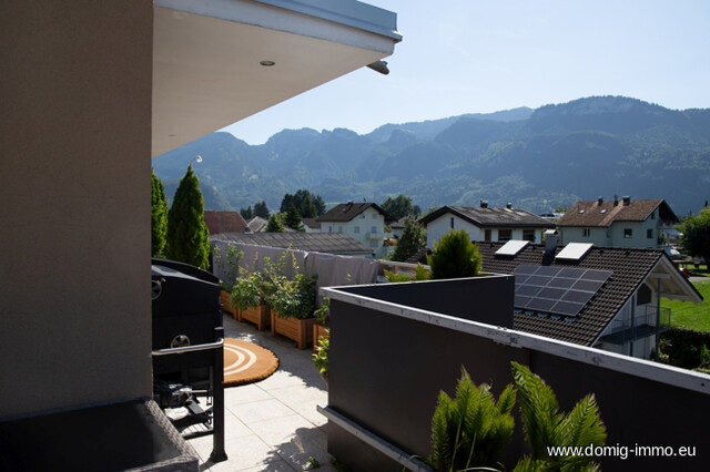 Urbane zweistöckige Dachgeschosswohnung mit tollem Ausblick in Altach