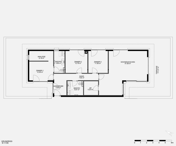 Sonnige 4-Zimmer Penthauswohnung in leichter Hanglage