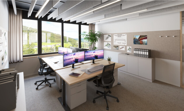 Moderne und hochwertige Neubau-Büros in attraktiver Lage in Koblach - ab Oktober verfügbar