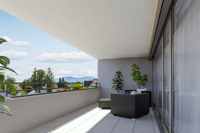 Exklusive 4-Zimmer Dachgeschosswohnung in Hard am Bodensee