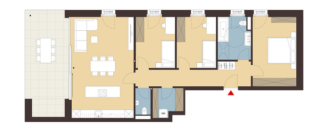 4-Zimmerwohnung mit Garten| C01