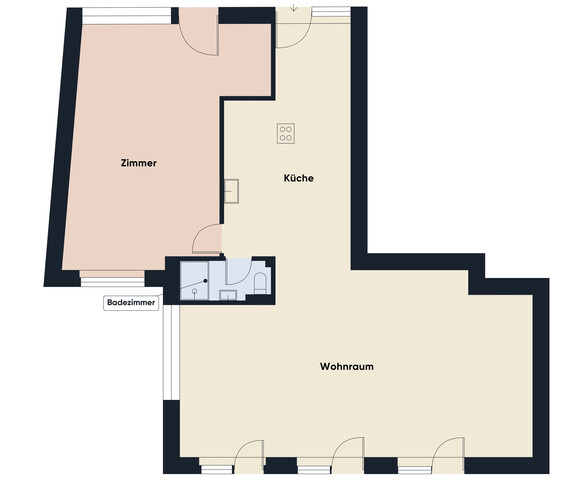 Ankommen und wohlfühlen! Gartenwohnung in angenehmer Gegend - erweiterbar auf 4 Zimmer!