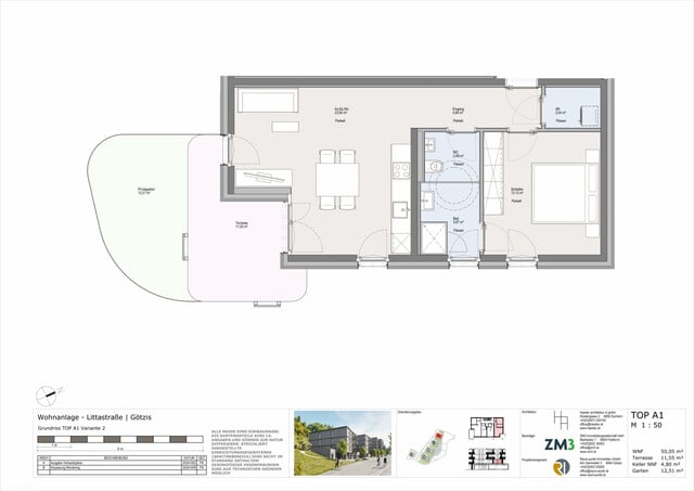 2-Zimmer-Gartenwohnung in Götzis - Top A1