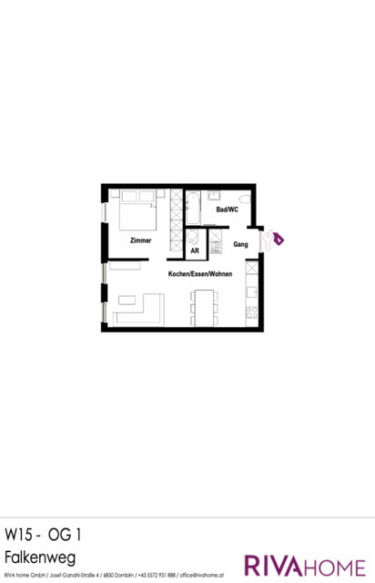 🏡 Miete zahlen oder ins eigene Zuhause investieren? 2-Zimmer-Wohnung in Hard ab € 852* mtl.