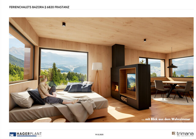 gemütliches Holzhaus nahe Feldkirch auf der Bazora - Neubau - in Vollholzqualität zu verkaufen