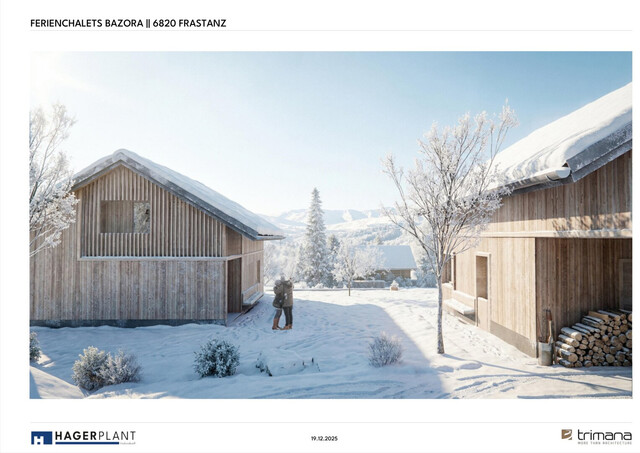 gemütliches Holzhaus nahe Feldkirch auf der Bazora - Neubau - in Vollholzqualität zu verkaufen
