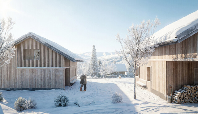 gemütliches Holzhaus nahe Feldkirch auf der Bazora - Neubau - in Vollholzqualität zu verkaufen