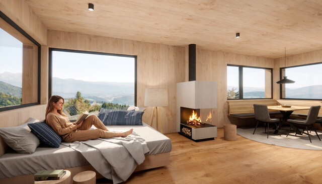 gemütliches Holzhaus nahe Feldkirch auf der Bazora - Neubau - in Vollholzqualität zu verkaufen