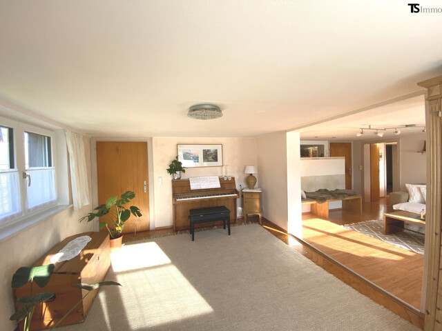Bregenz: Langen: Garten-Maisonette-Wohnung mit ca. 205 m², eigenem Eingang und großzügiger Terrasse – als Hauptwohnsitz oder Zweitwohnsitz nutzbar.