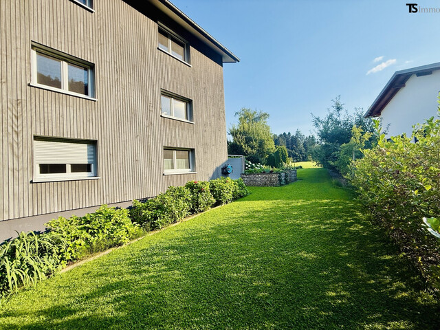 Bregenz: Langen: Garten-Maisonette-Wohnung mit ca. 205 m², eigenem Eingang und großzügiger Terrasse – als Hauptwohnsitz oder Zweitwohnsitz nutzbar.