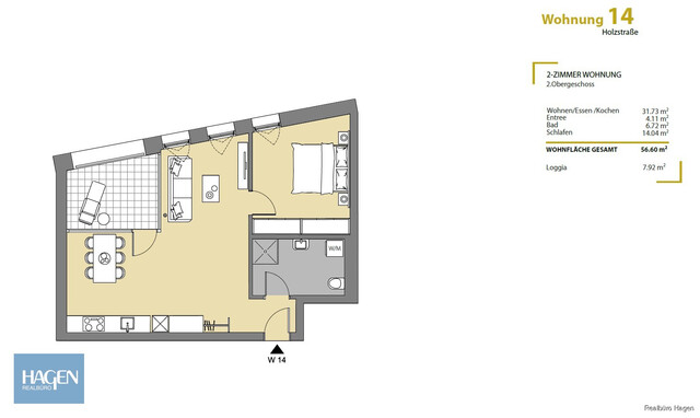Holzstraße 1 W14– Zeitgemäßes Wohnen im Herzen von Lustenau