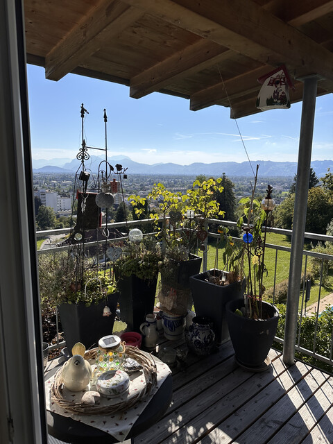 Altbau Dachgeschosswohnung mit Balkon, Garten, Stauraum &amp; Parkplatz!