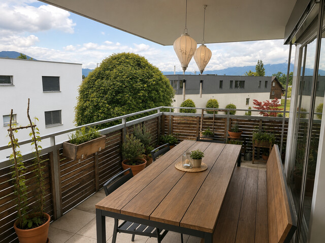 Lichtdurchflutete 3-Zimmer-Wohnung mit großer Südwest-Terrasse