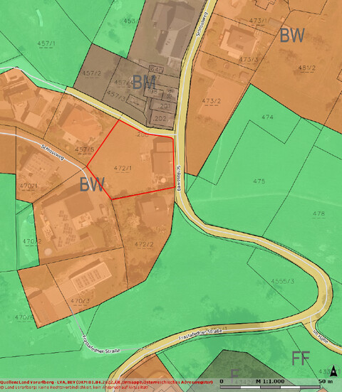 Grundstück in Hanglage!