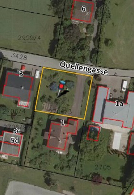 Helles Baugrundstück an Toplage – neu vermessen - voll erschlossen