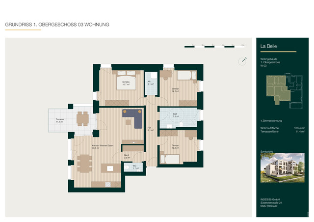 La Belle - Neubauwohnung in Feldkirch - Top 3